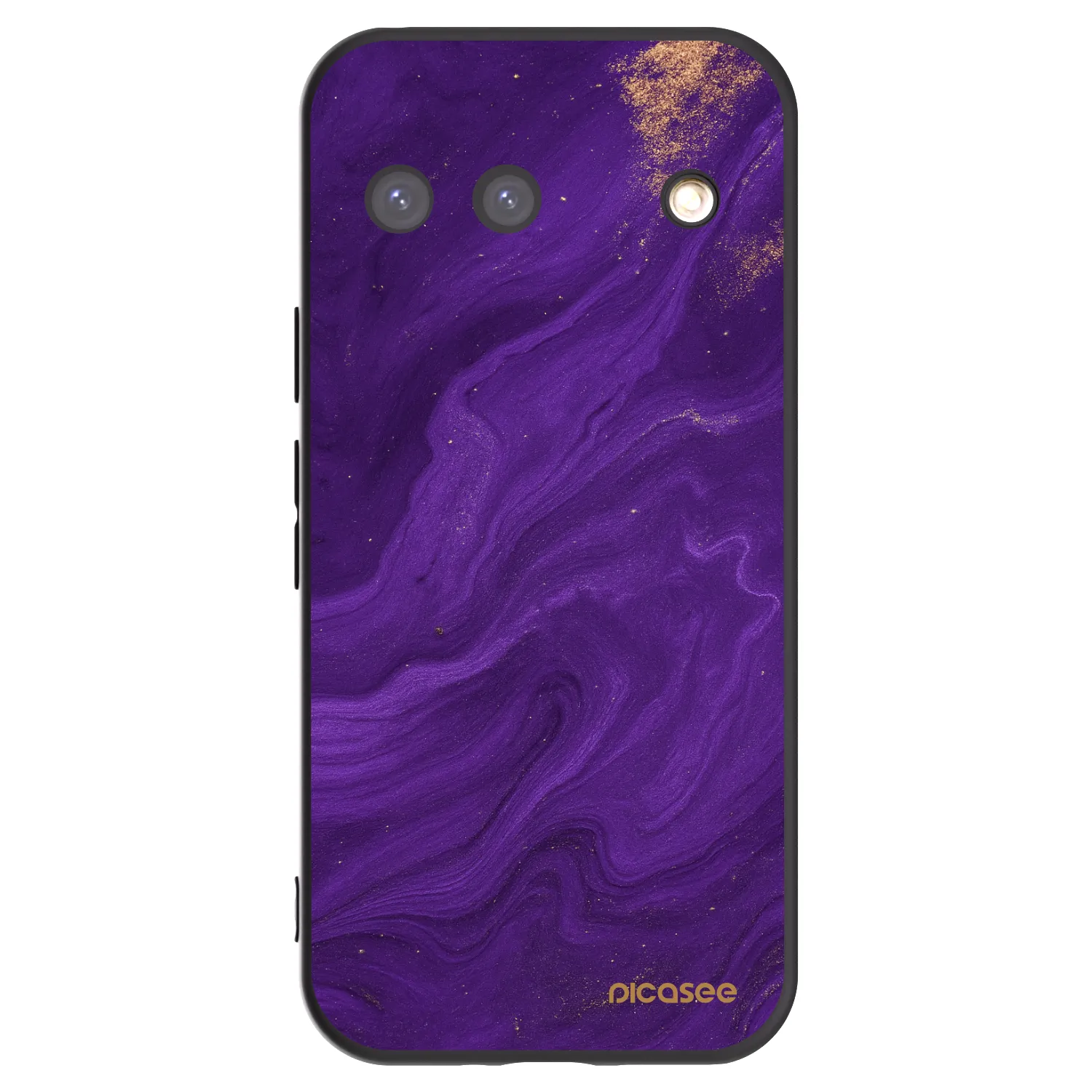 Picasee Μαύρη θήκη σιλικόνης για Google Pixel 9 - Purple