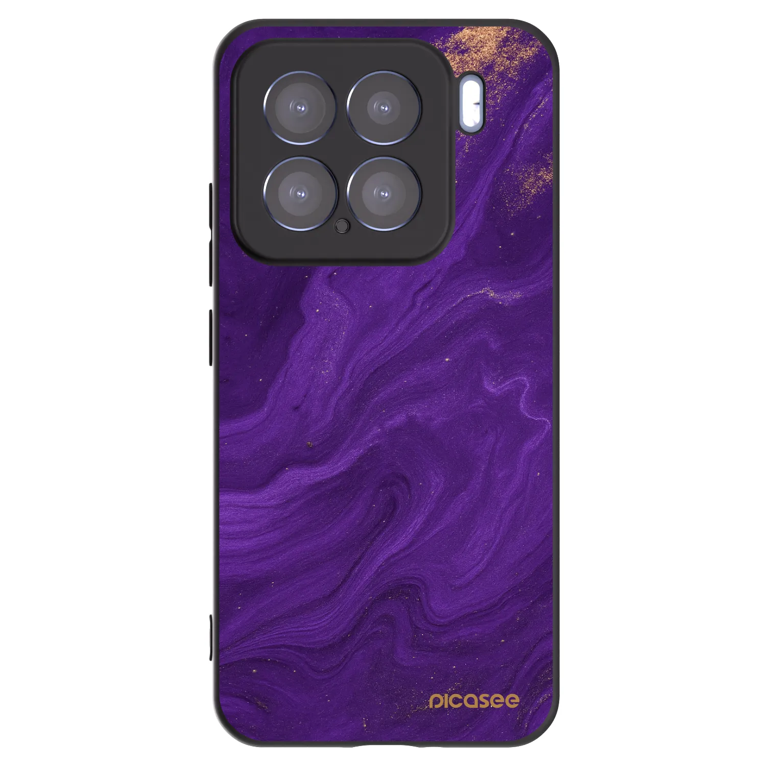 Picasee Μαύρη θήκη σιλικόνης για Xiaomi 15 - Purple