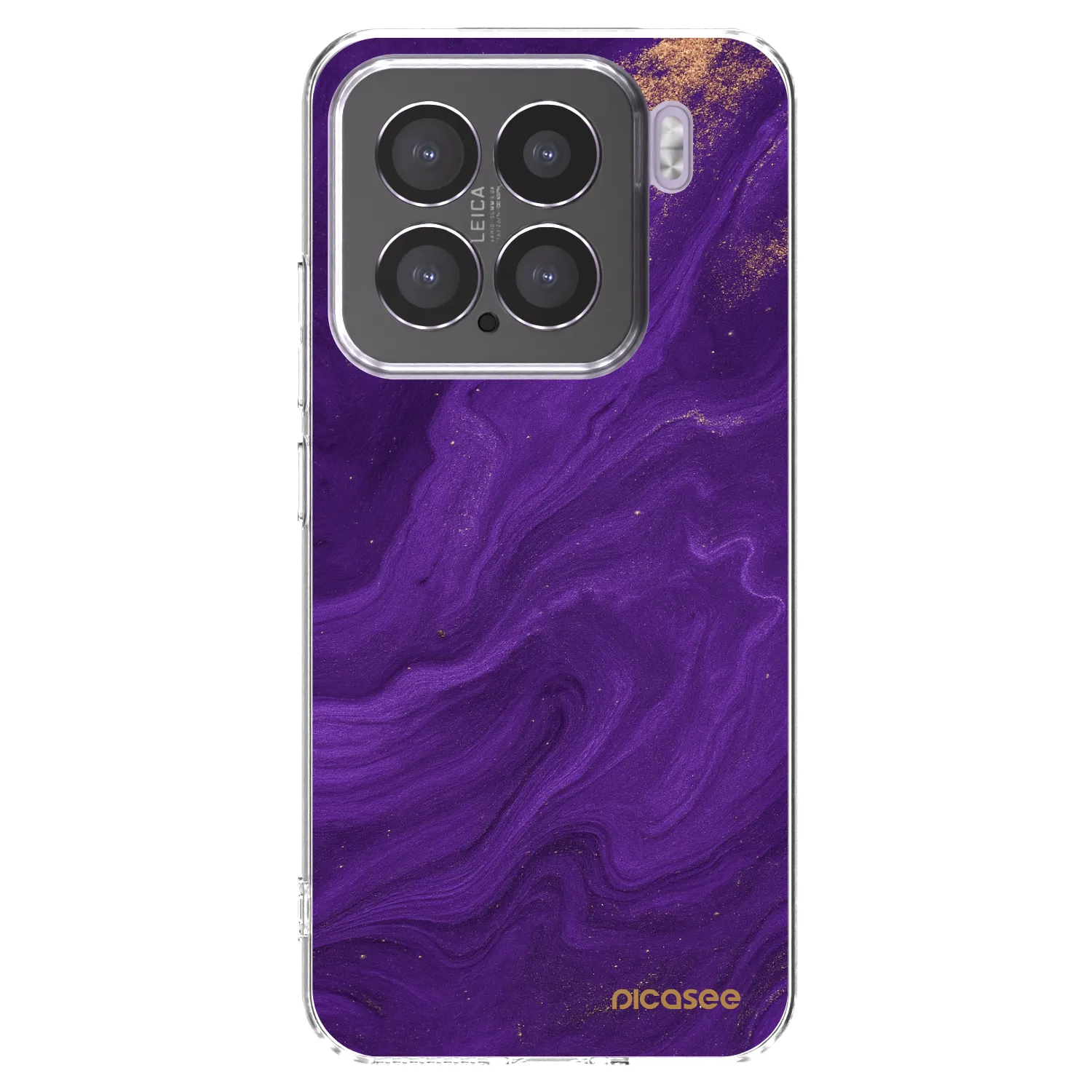Picasee διαφανής θήκη σιλικόνης Xiaomi 15 - Purple