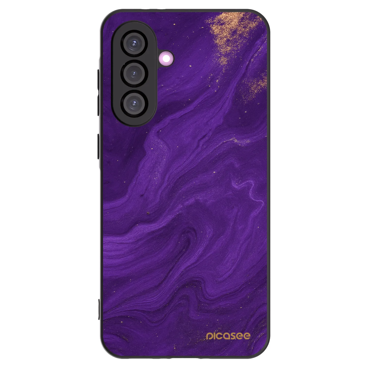 Picasee Μαύρη θήκη σιλικόνης για Samsung Galaxy A36 5G - Purple
