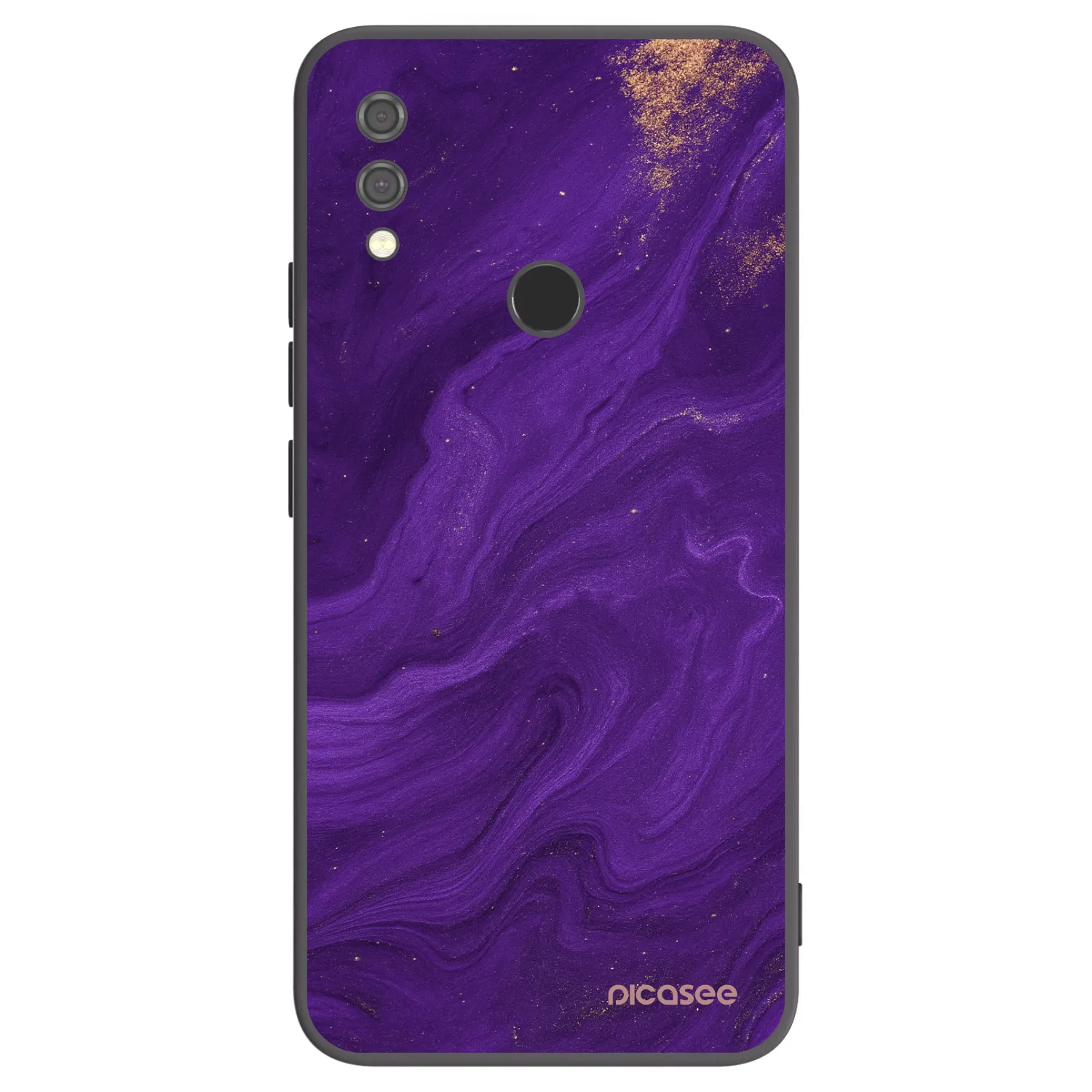 Picasee Μαύρη θήκη σιλικόνης για Xiaomi Redmi Note 7 - Purple