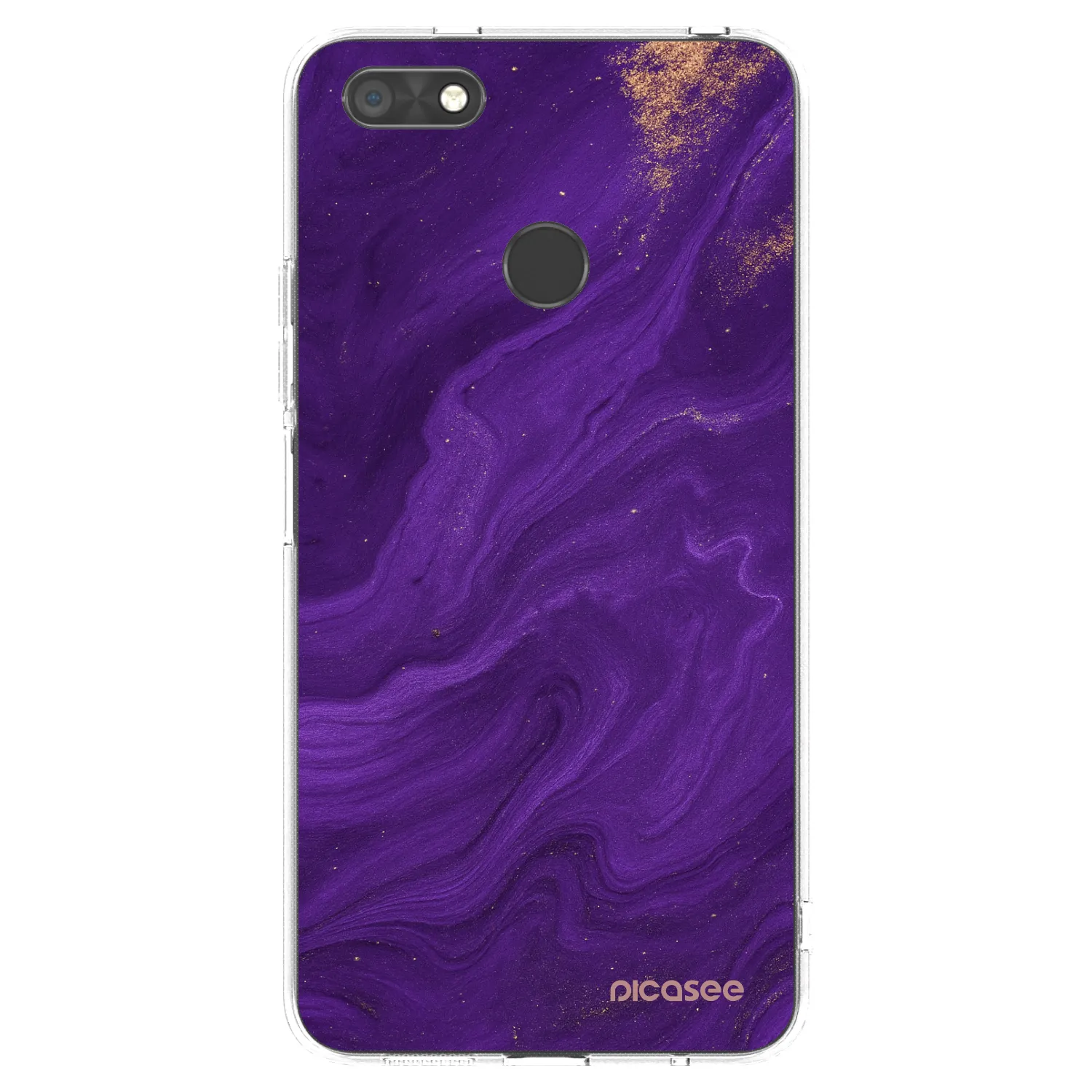 Picasee διαφανής θήκη σιλικόνης Huawei P9 Lite Mini - Purple