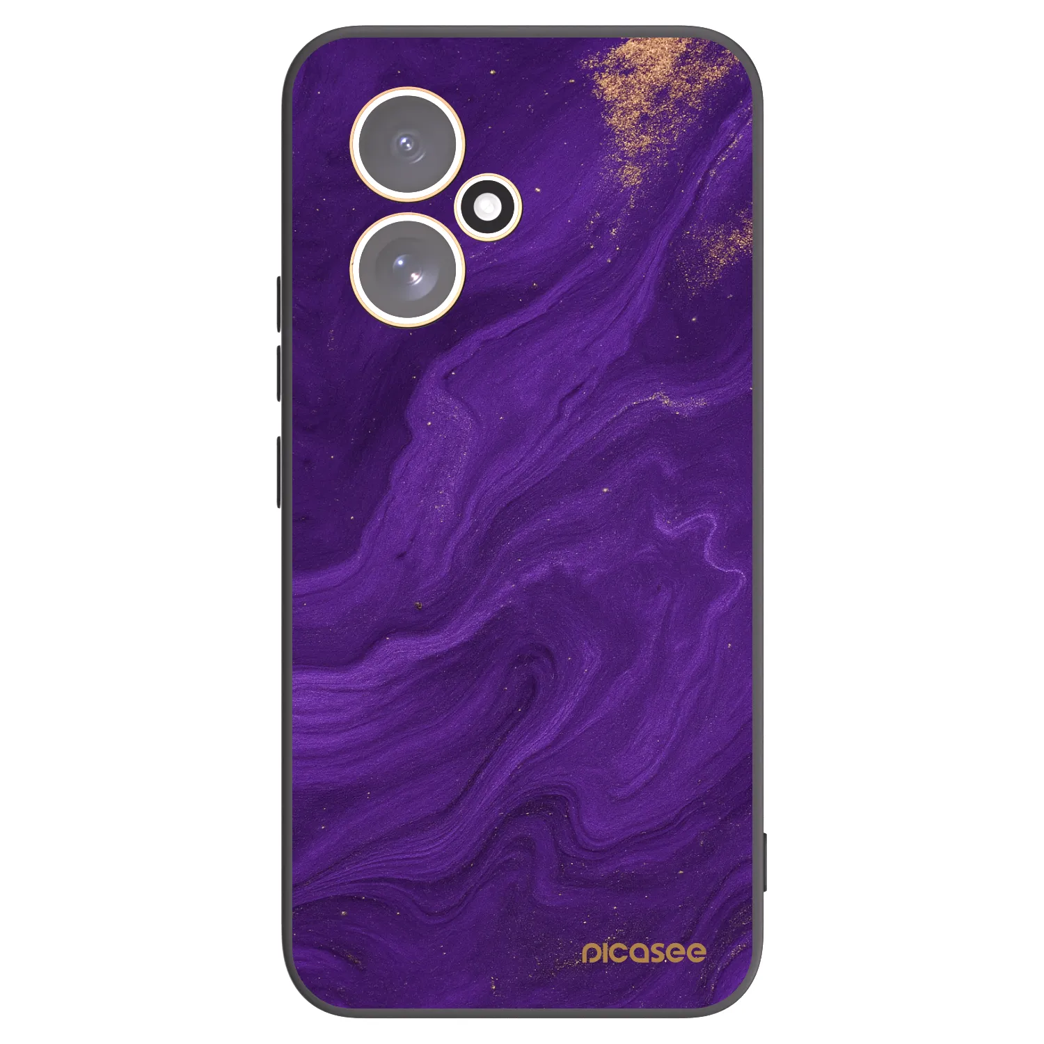Picasee Μαύρη θήκη σιλικόνης για Honor 400 5G - Purple