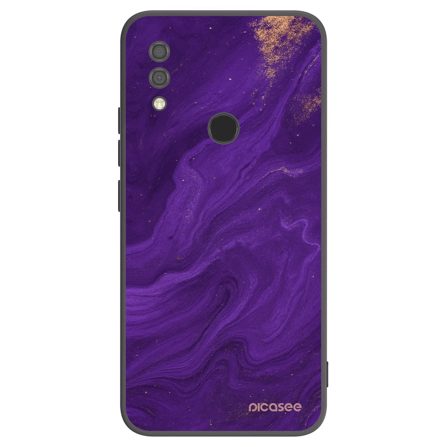 Picasee Μαύρη θήκη σιλικόνης για Xiaomi Redmi 7 - Purple