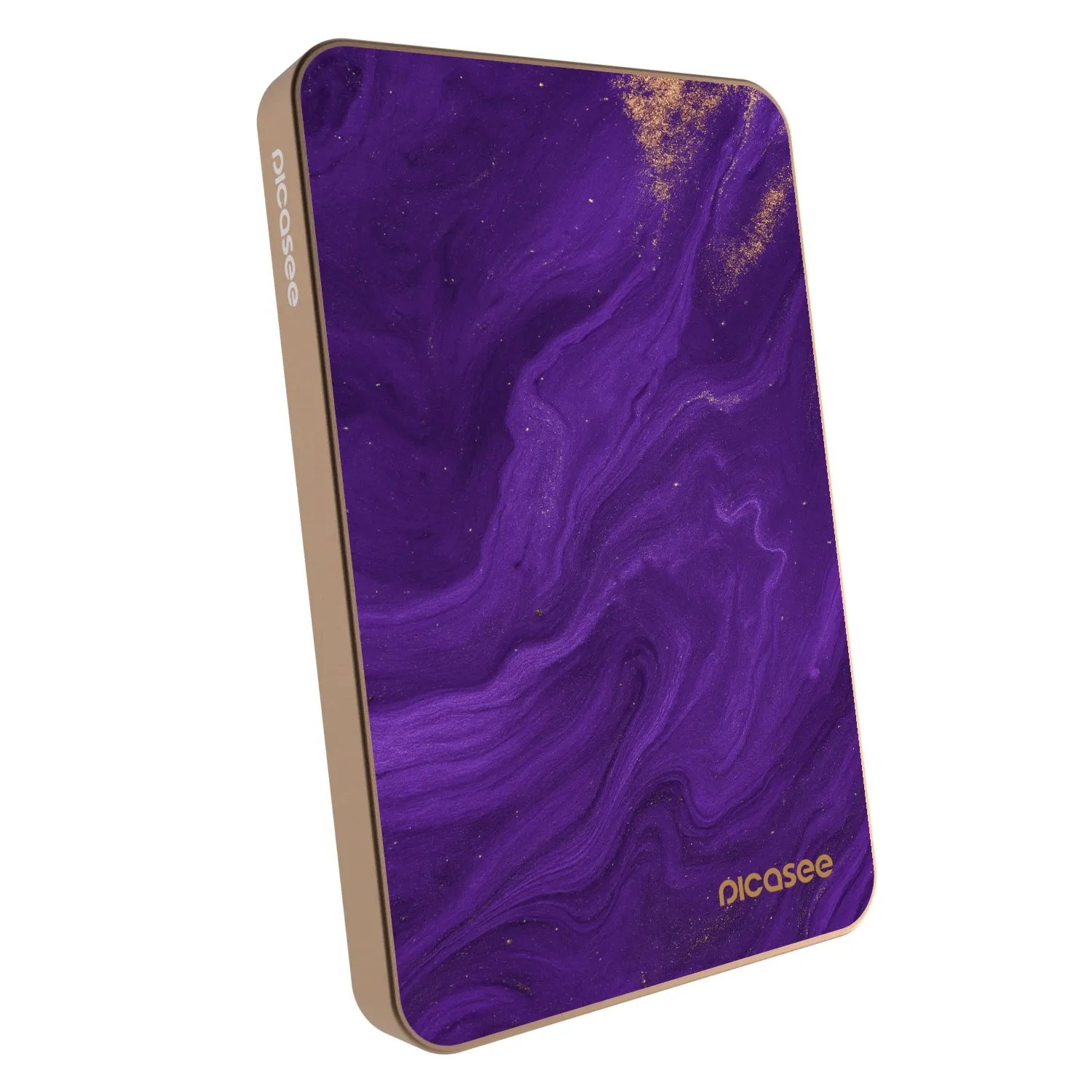 Picasee Powerbank με MagSafe 5 000 mAh Χρυσαφένιος - Purple