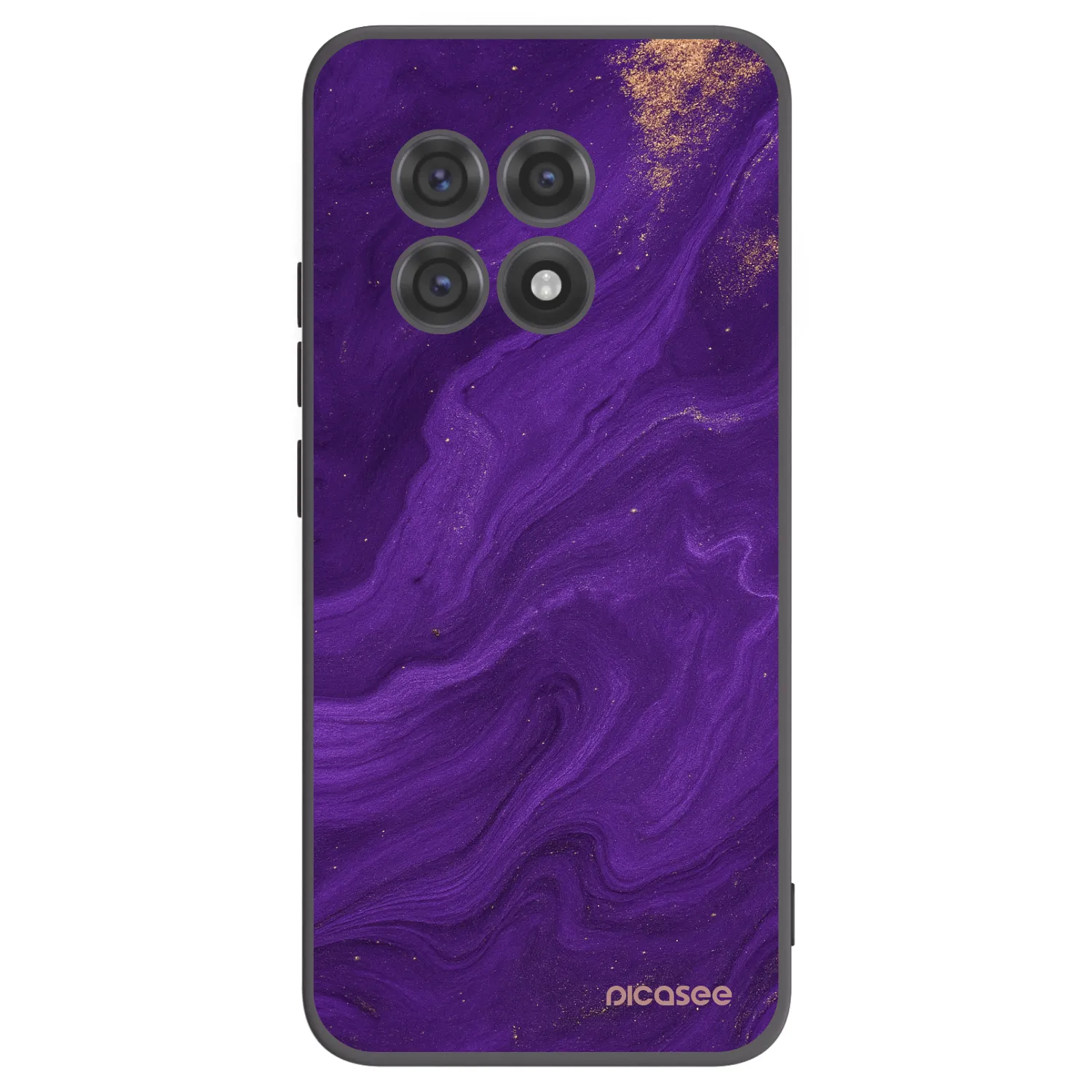 Picasee Μαύρη θήκη σιλικόνης για OnePlus 13R 5G - Purple