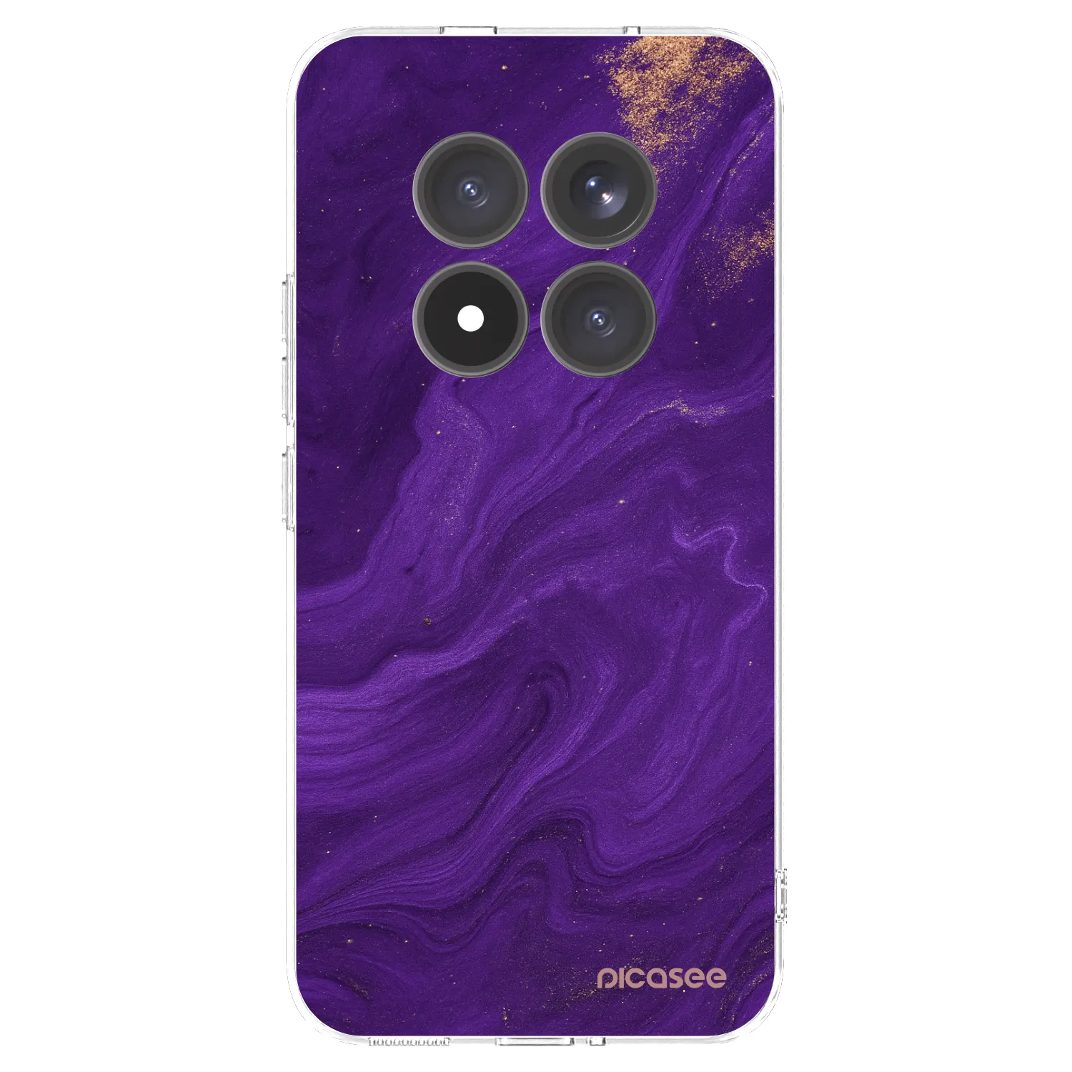 Picasee διαφανής θήκη σιλικόνης Xiaomi Redmi Note 15 Pro+ - Purple