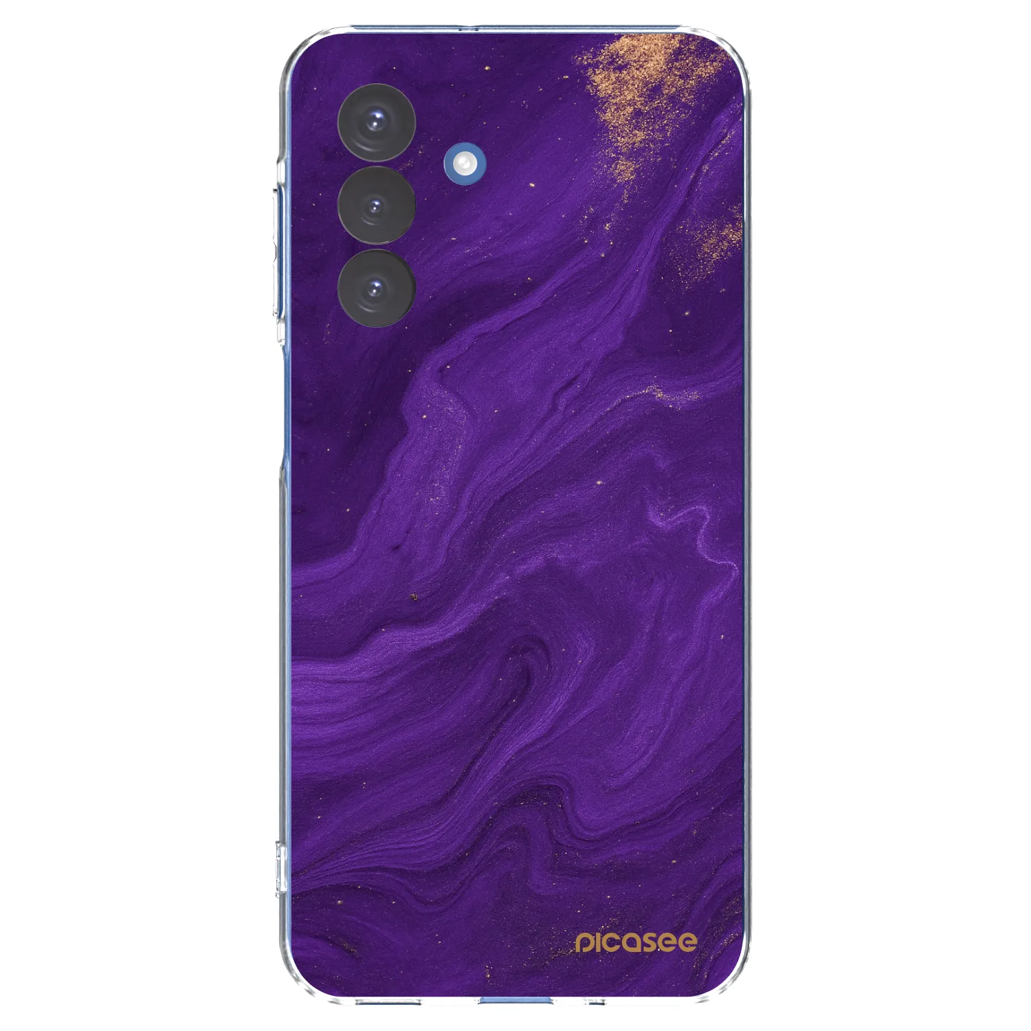 Picasee διαφανής θήκη σιλικόνης Samsung Galaxy A17 5G - Purple