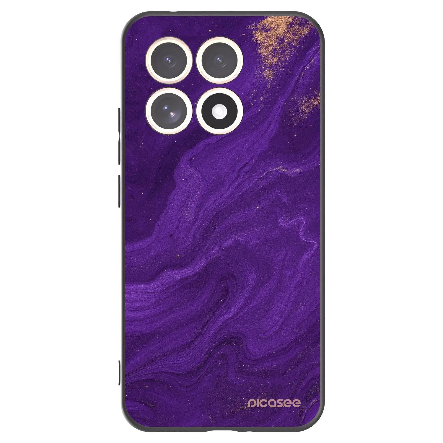 Picasee Μαύρη θήκη σιλικόνης για Xiaomi 15T - Purple