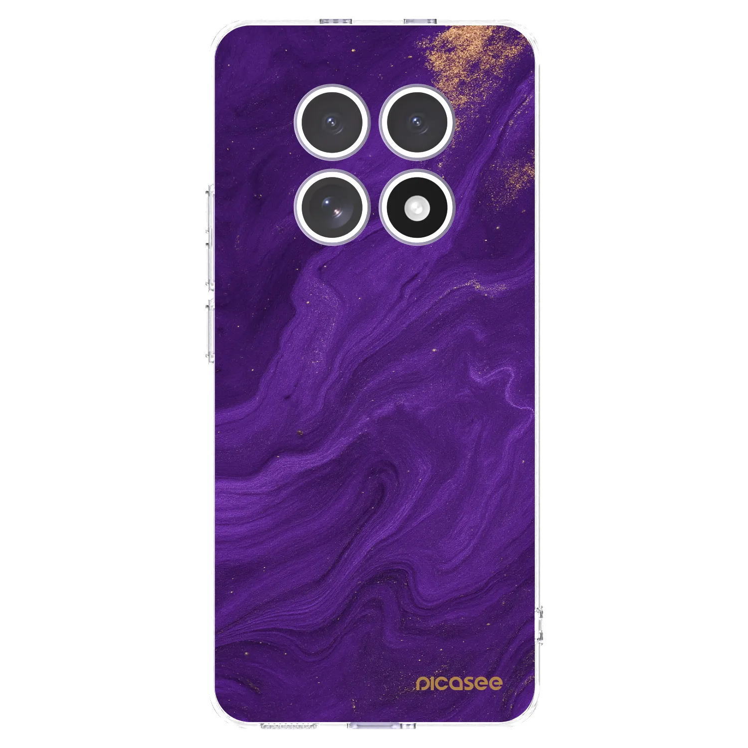 Picasee διαφανής θήκη σιλικόνης Xiaomi Redmi Note 15 - Purple