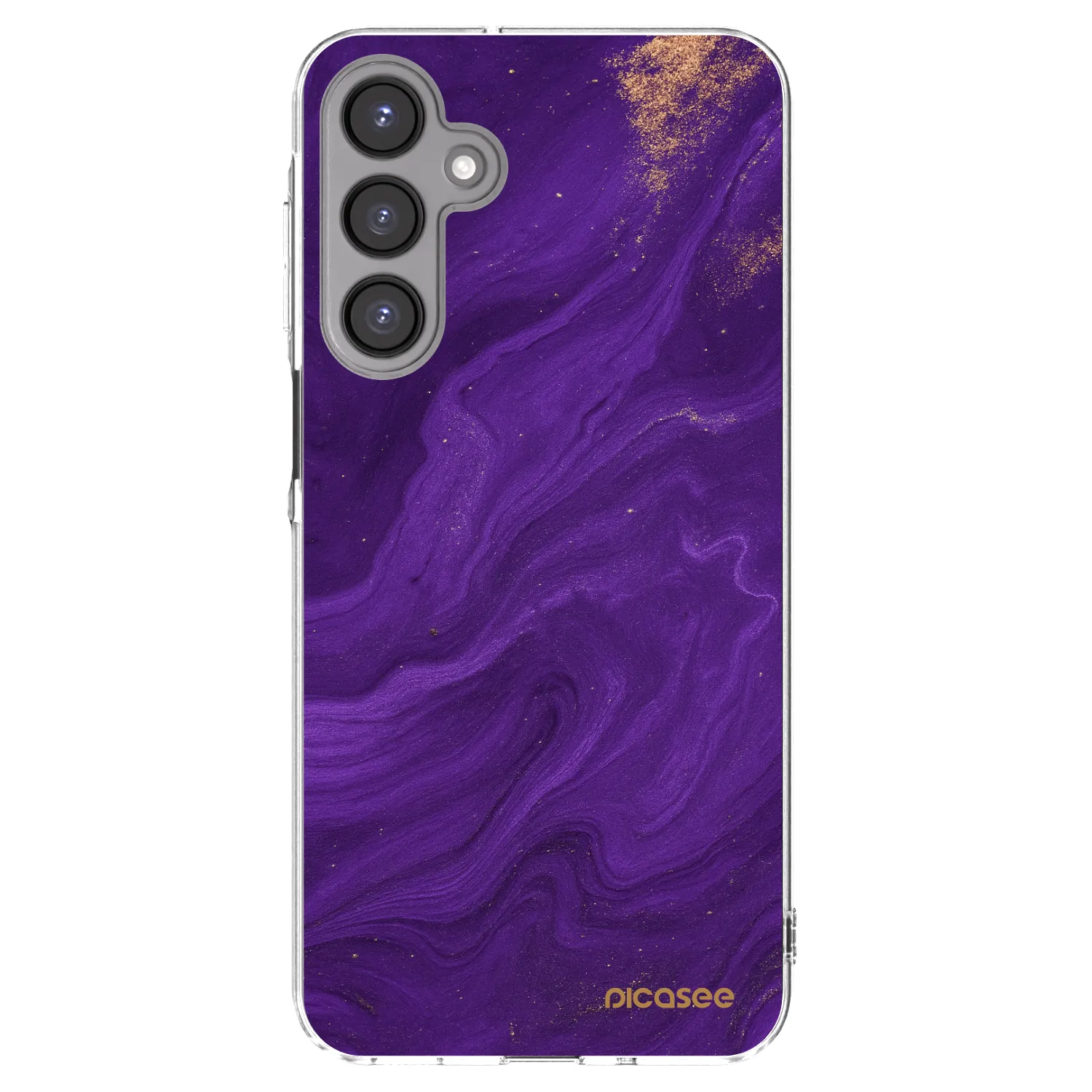 Picasee διαφανής θήκη σιλικόνης Samsung Galaxy A16 4G - Purple