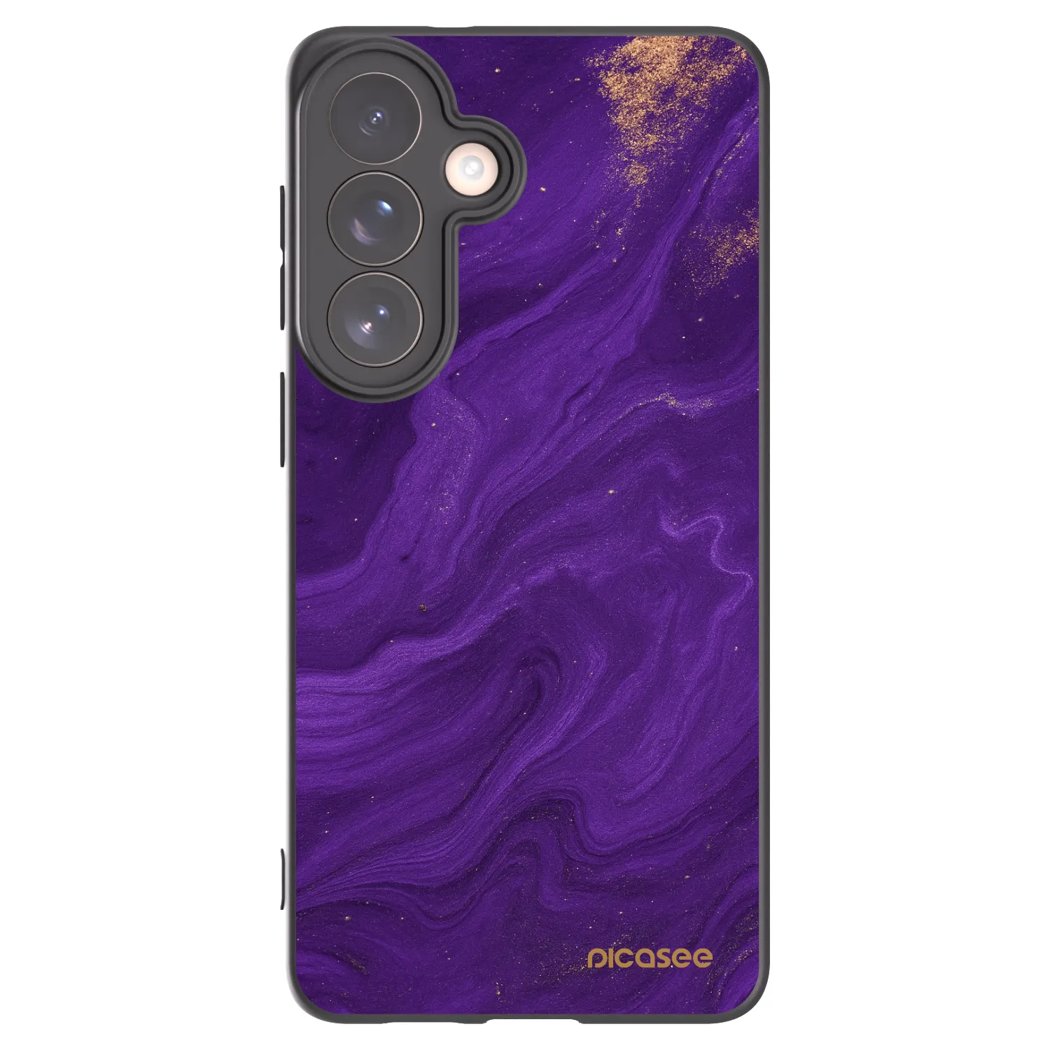 Picasee Μαύρη θήκη σιλικόνης για Samsung Galaxy S26+ - Purple
