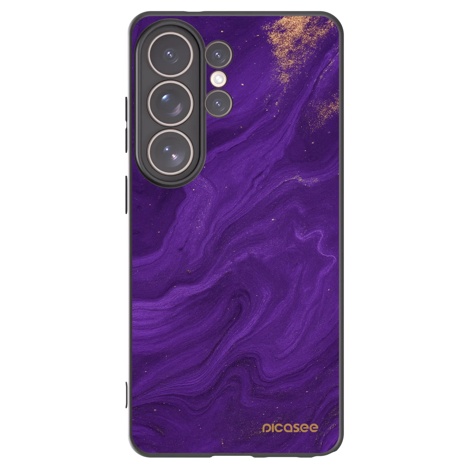 Picasee Μαύρη θήκη σιλικόνης για Samsung Galaxy S26 Ultra - Purple