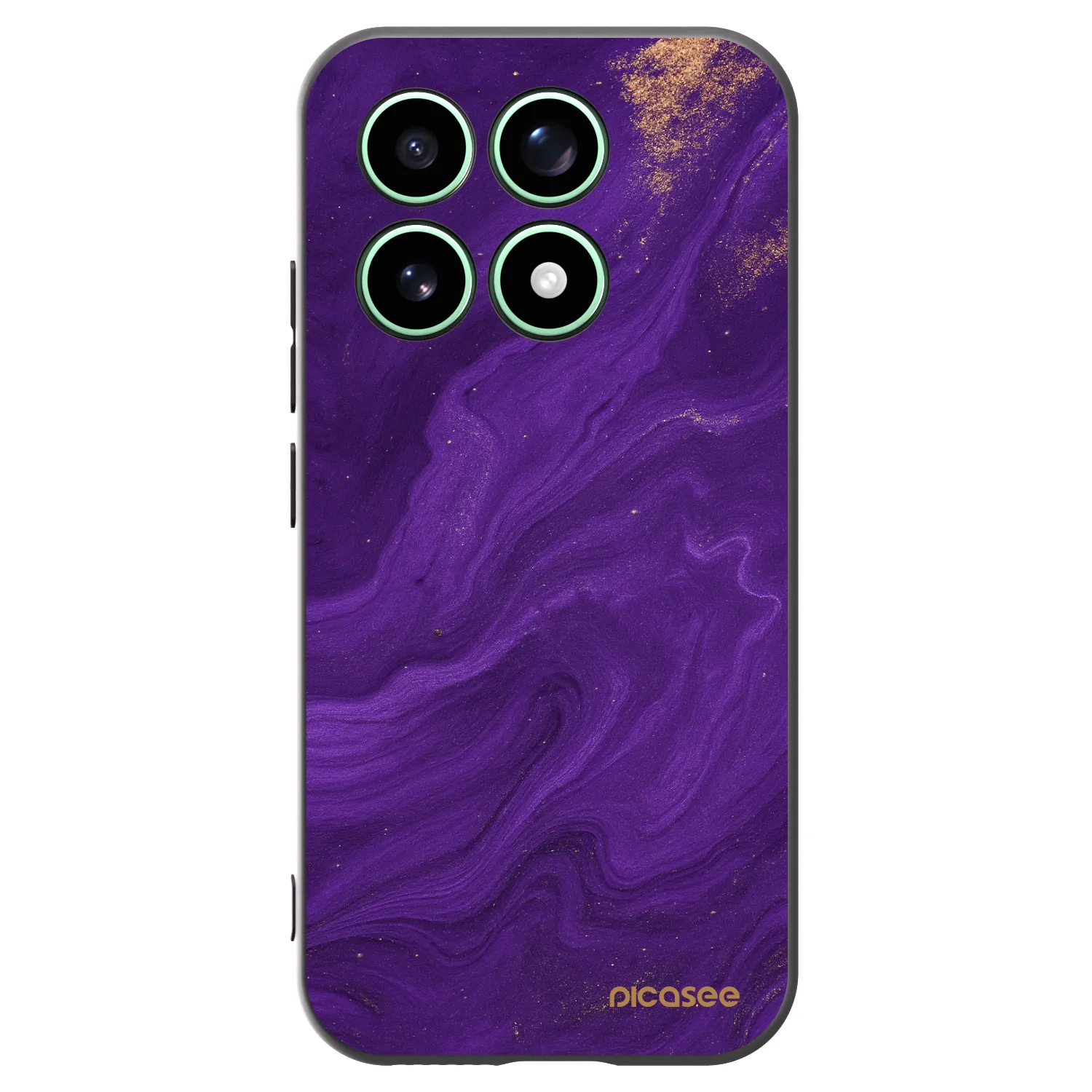 Picasee Μαύρη θήκη σιλικόνης για Xiaomi 17 - Purple