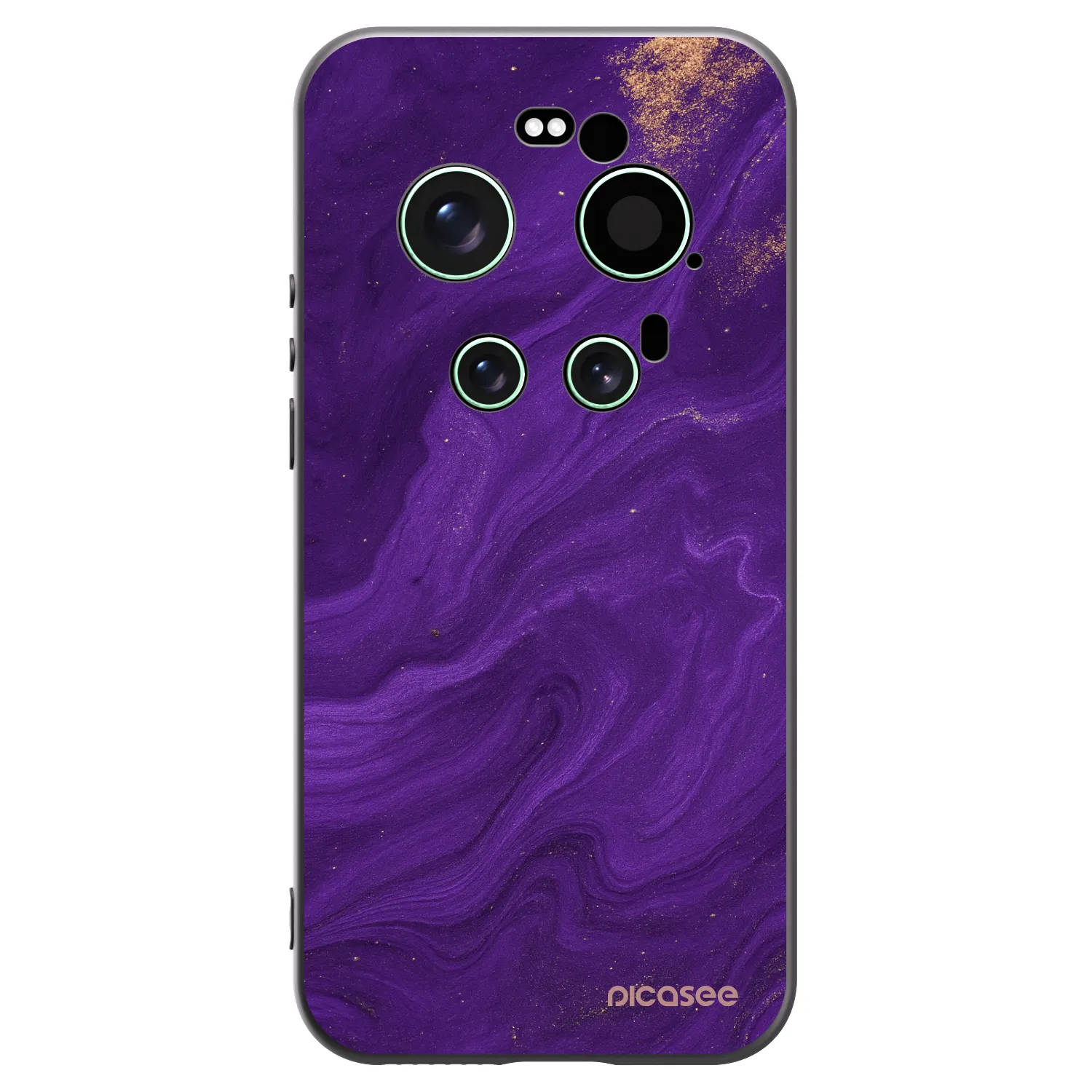 Picasee Μαύρη θήκη σιλικόνης για Xiaomi 17 Ultra - Purple