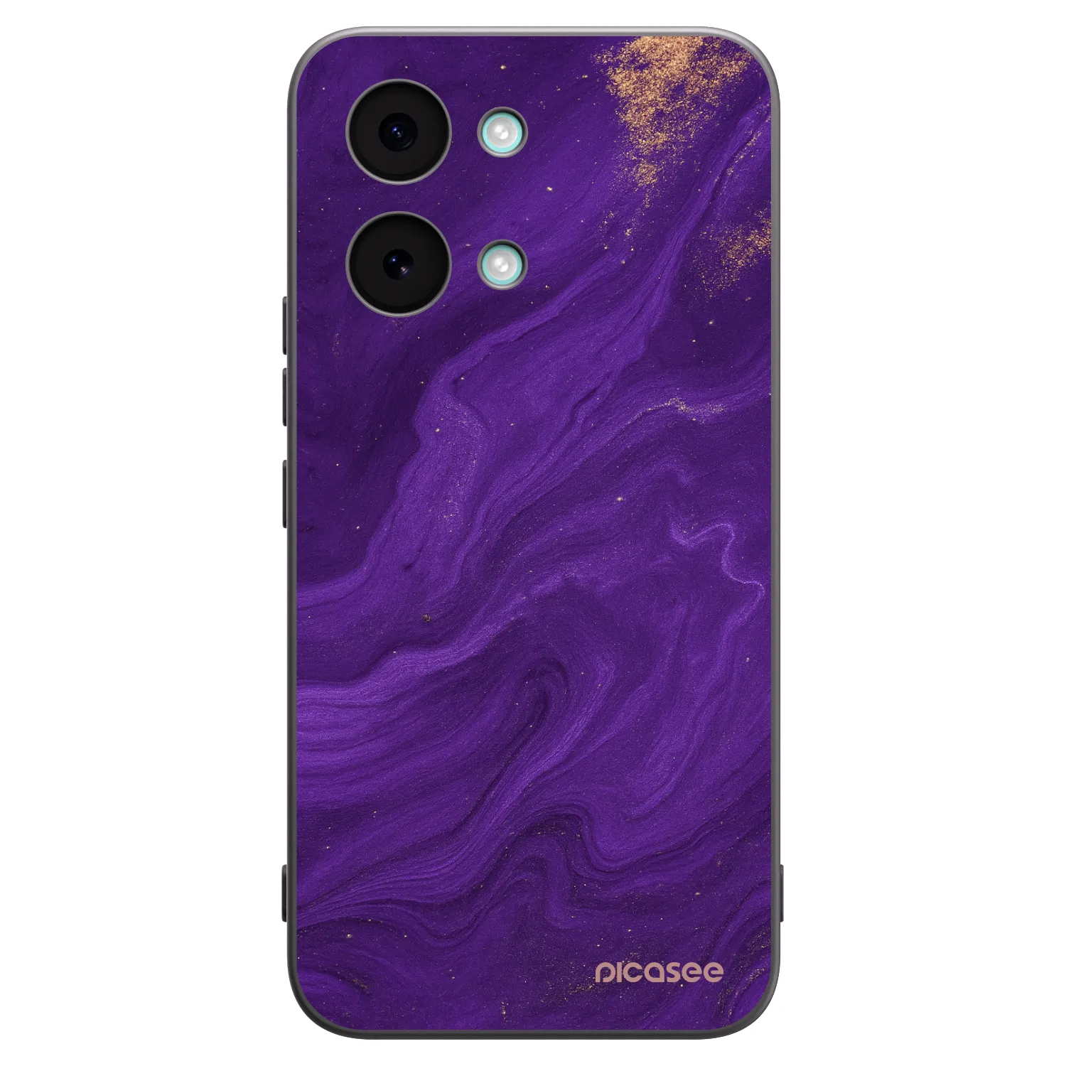 Picasee Μαύρη θήκη σιλικόνης για Xiaomi Poco X8 Pro Max - Purple