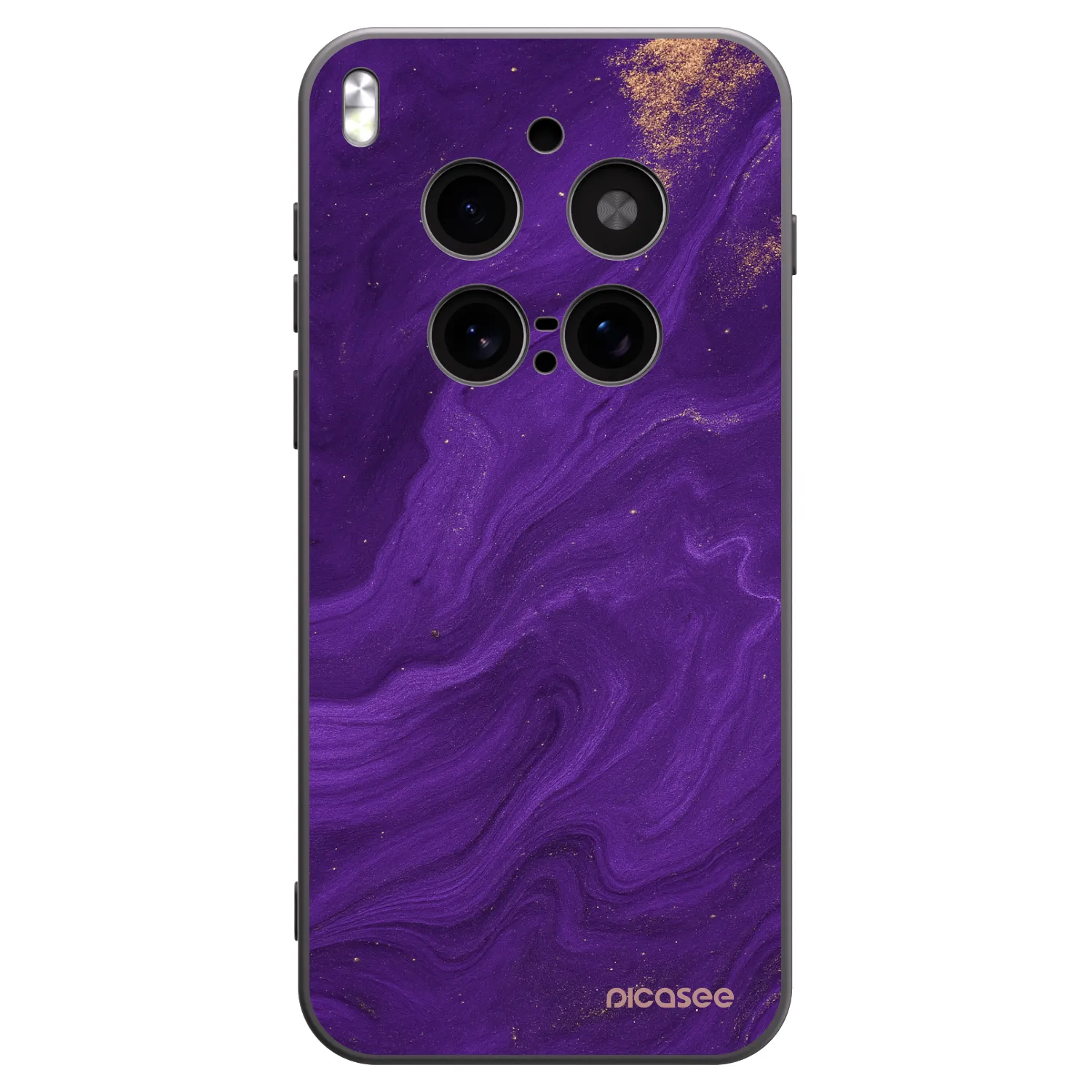 Picasee Μαύρη θήκη σιλικόνης για Vivo X300 Pro - Purple