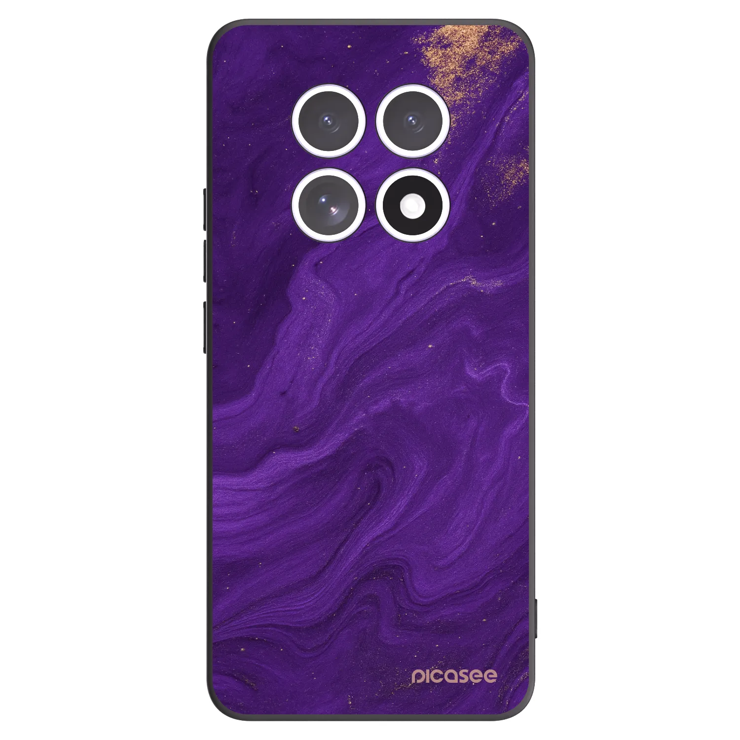 Picasee Μαύρη θήκη σιλικόνης για Xiaomi Redmi Note 15 5G - Purple