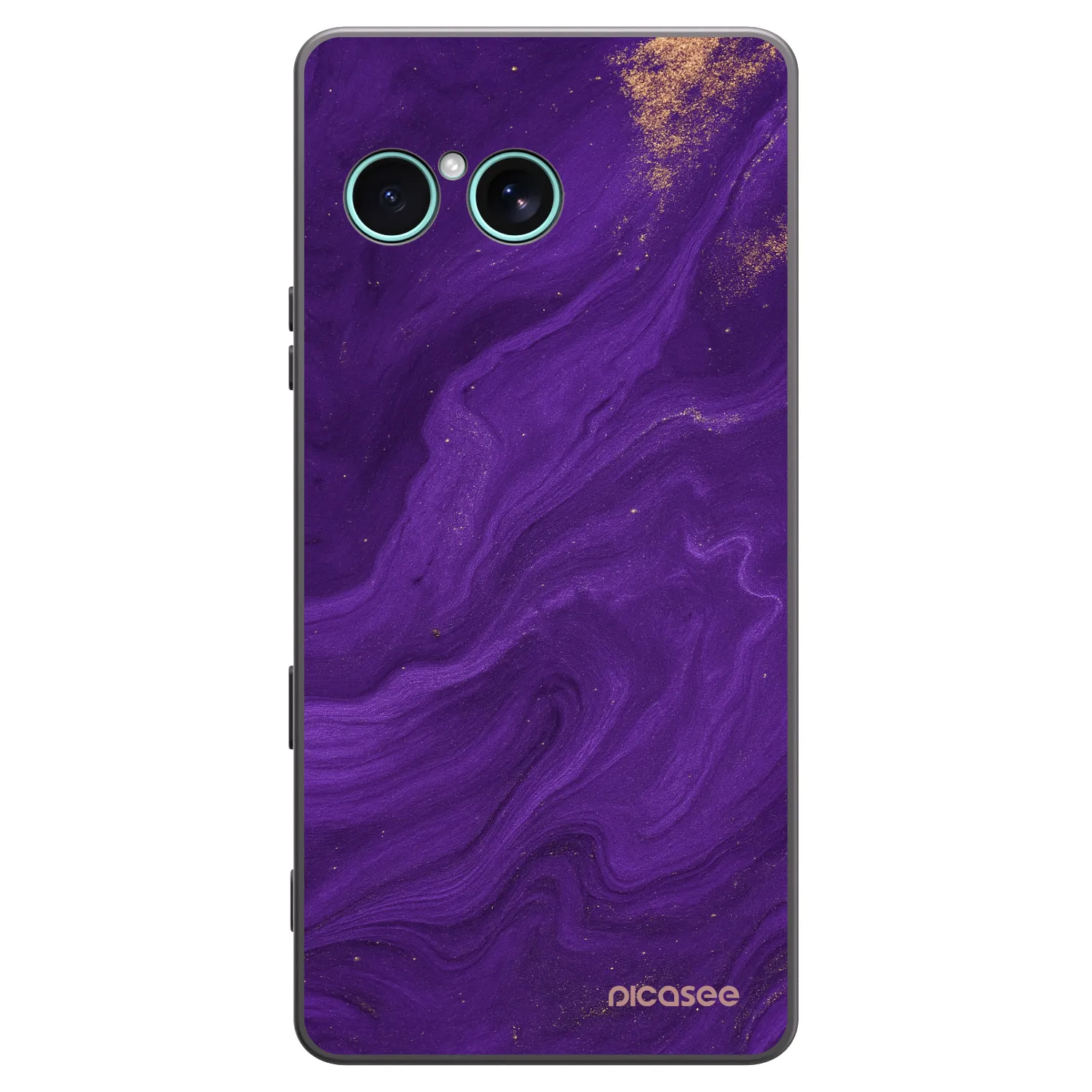 Picasee Μαύρη θήκη σιλικόνης για Sony Xperia 10 VII - Purple