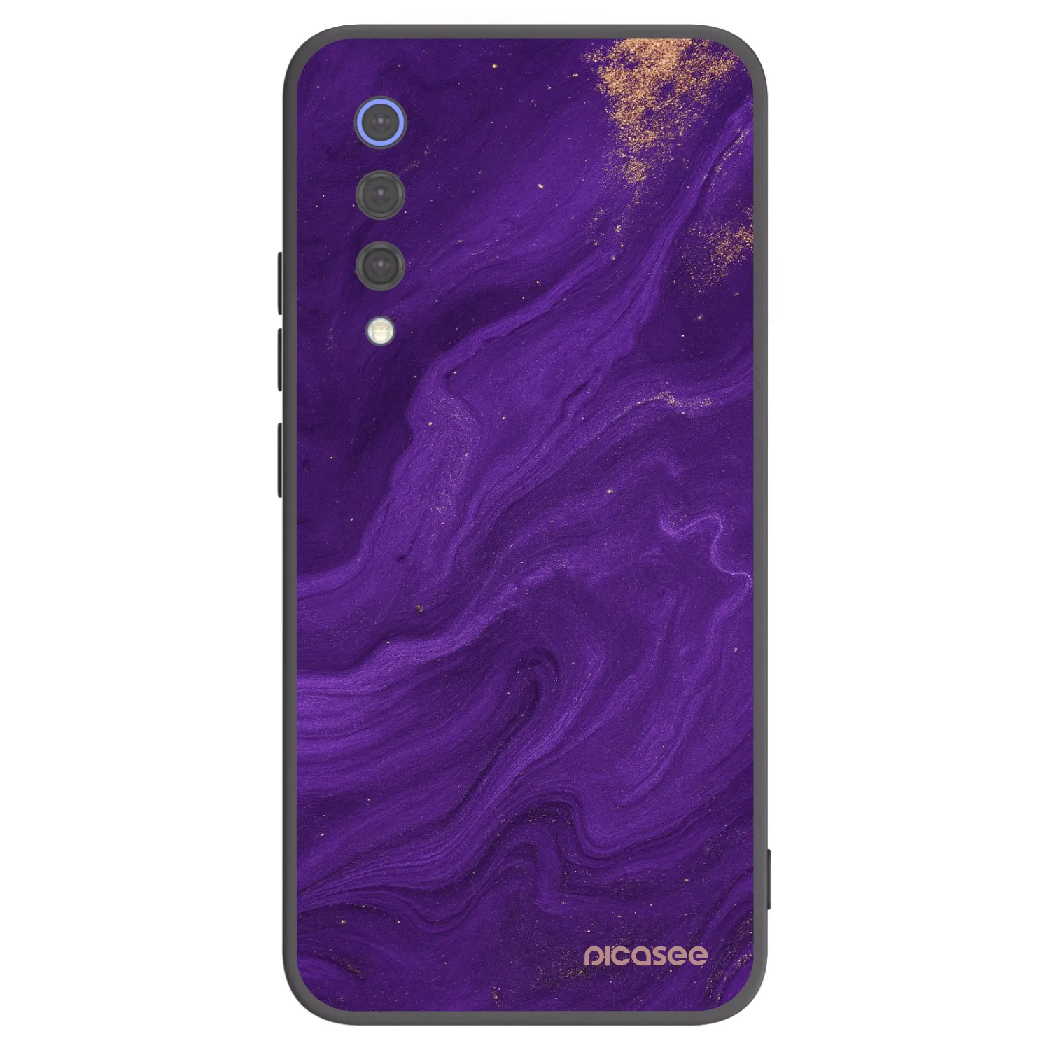 Picasee Μαύρη θήκη σιλικόνης για Xiaomi Mi 9 SE - Purple
