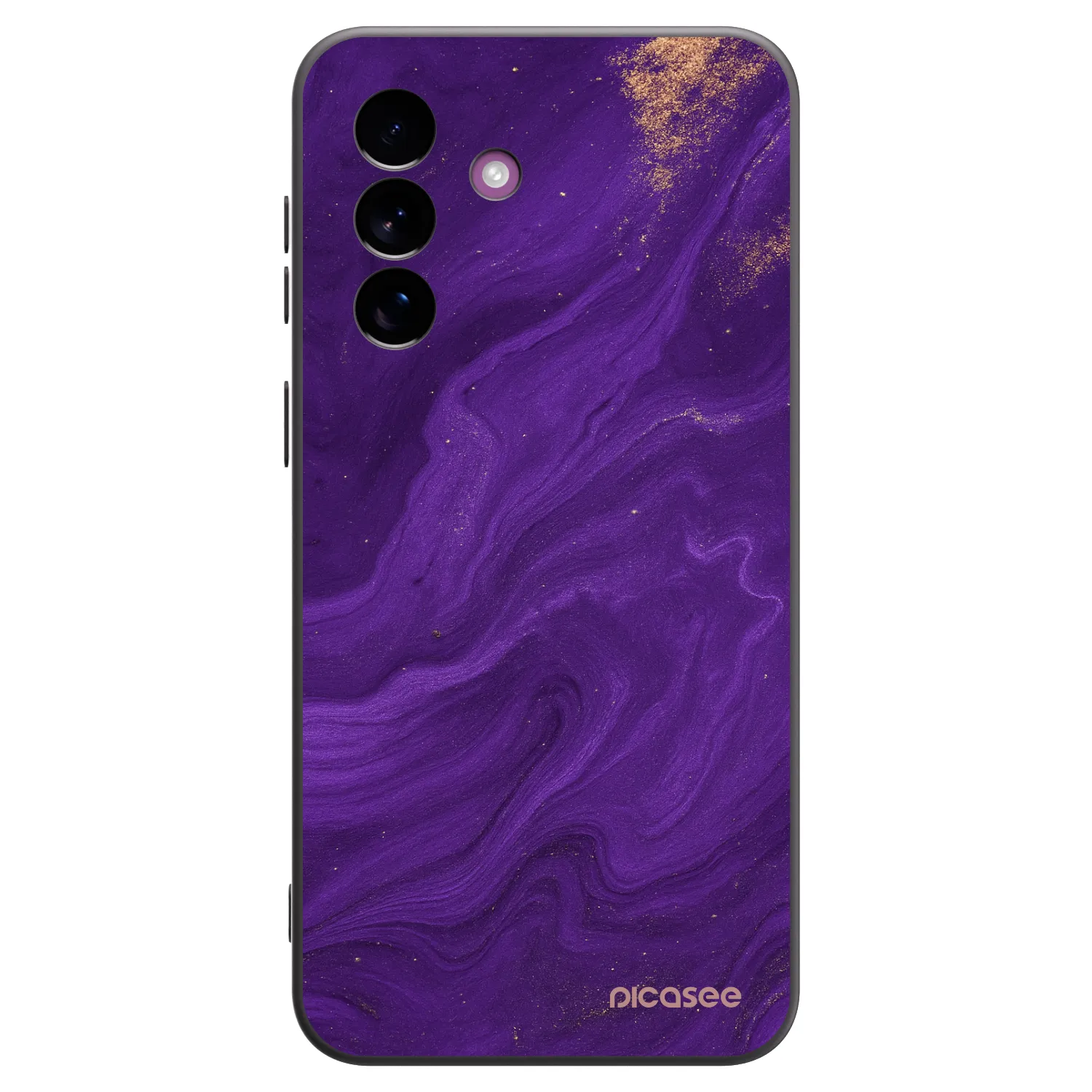 Picasee Μαύρη θήκη σιλικόνης για Samsung Galaxy A37 - Purple
