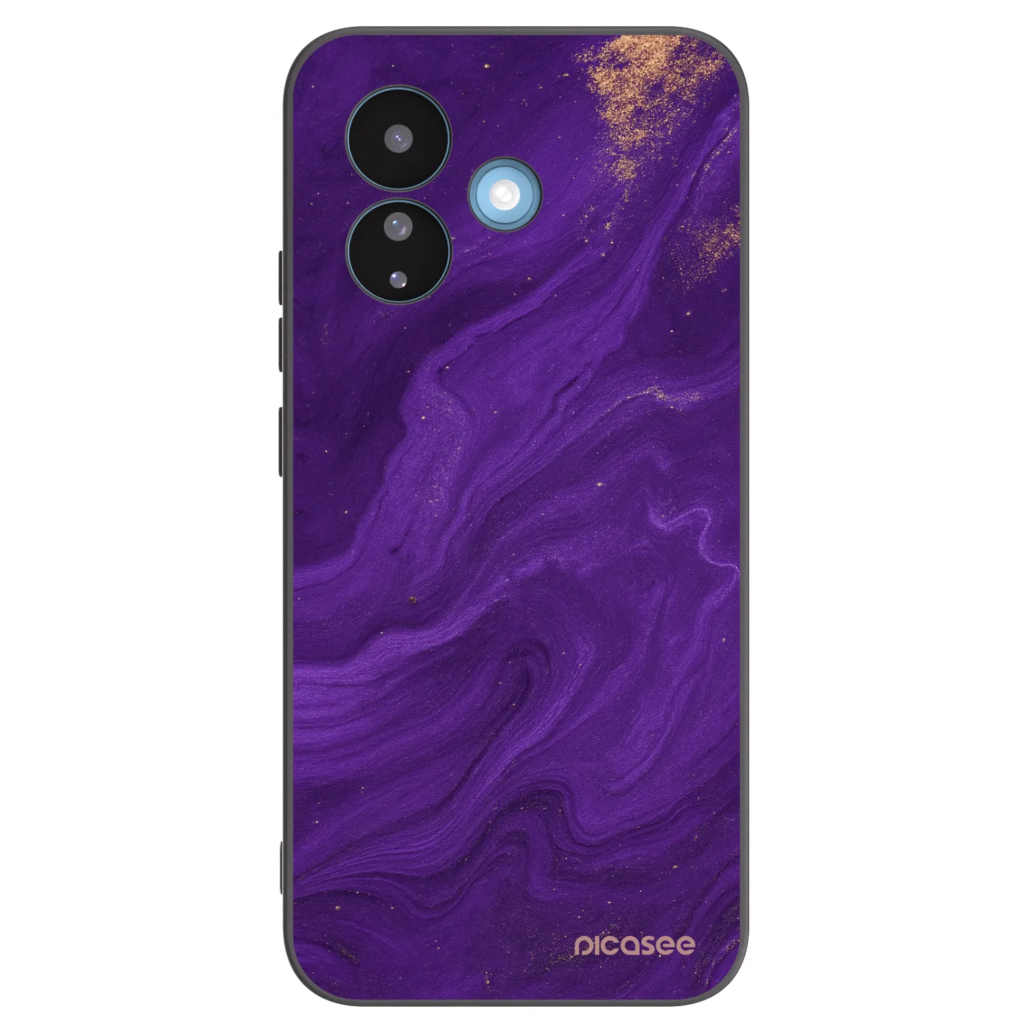 Picasee Μαύρη θήκη σιλικόνης για Xiaomi Redmi Note 17 Pro 5G - Purple