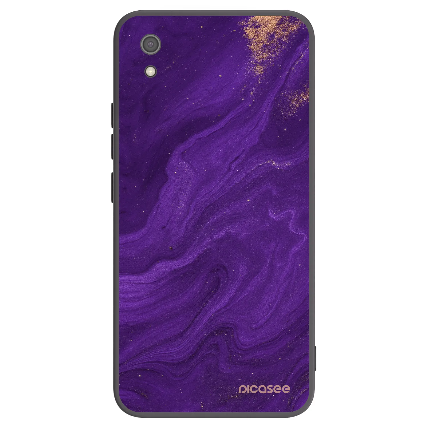 Picasee Μαύρη θήκη σιλικόνης για Xiaomi Redmi 7A - Purple