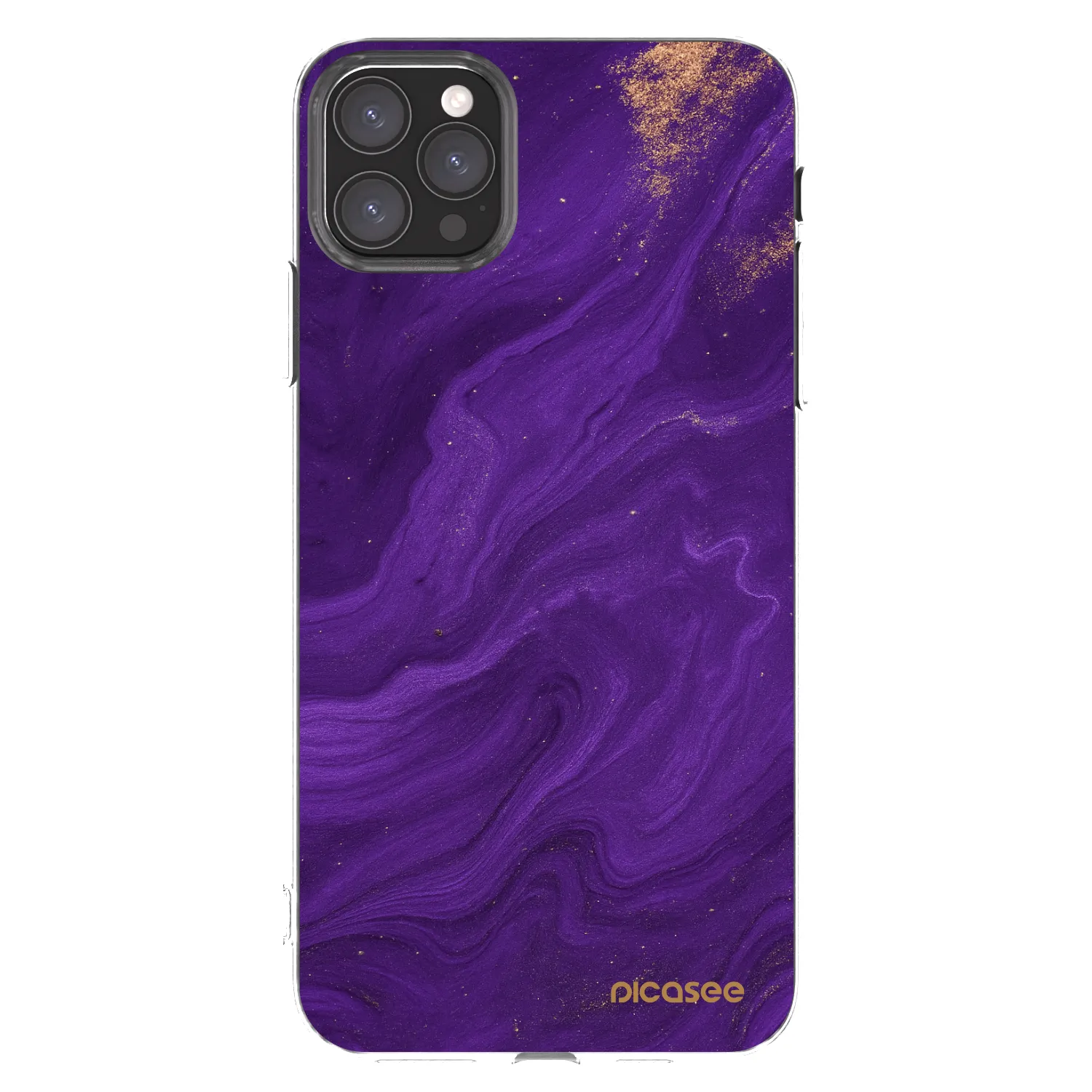 Picasee διαφανής θήκη σιλικόνης Apple iPhone 11 Pro Max - Purple