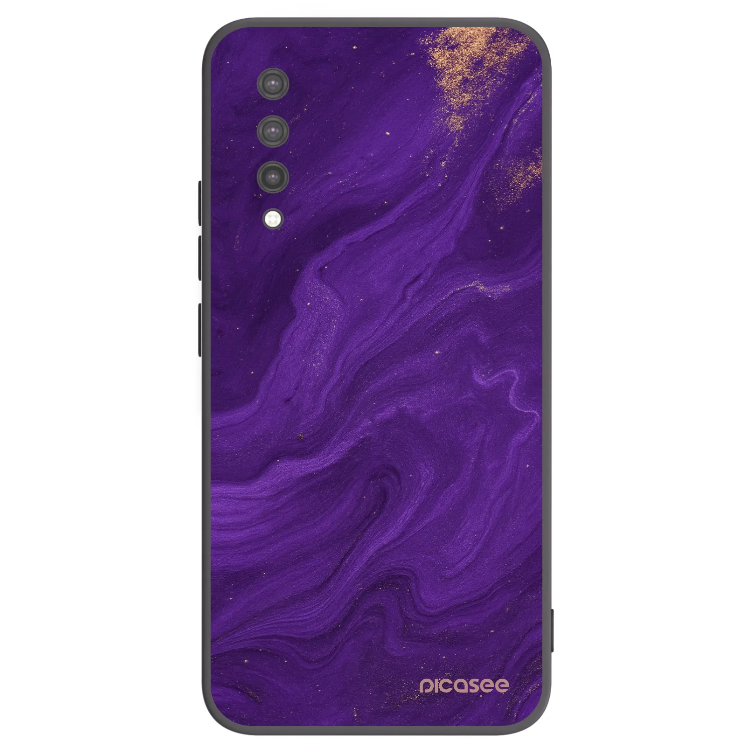 Picasee Μαύρη θήκη σιλικόνης για Xiaomi Mi 9 Lite - Purple