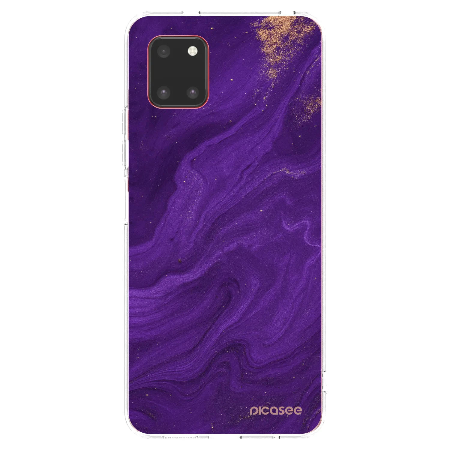 Picasee διαφανής θήκη σιλικόνης Samsung Galaxy Note 10 Lite N770F - Purple