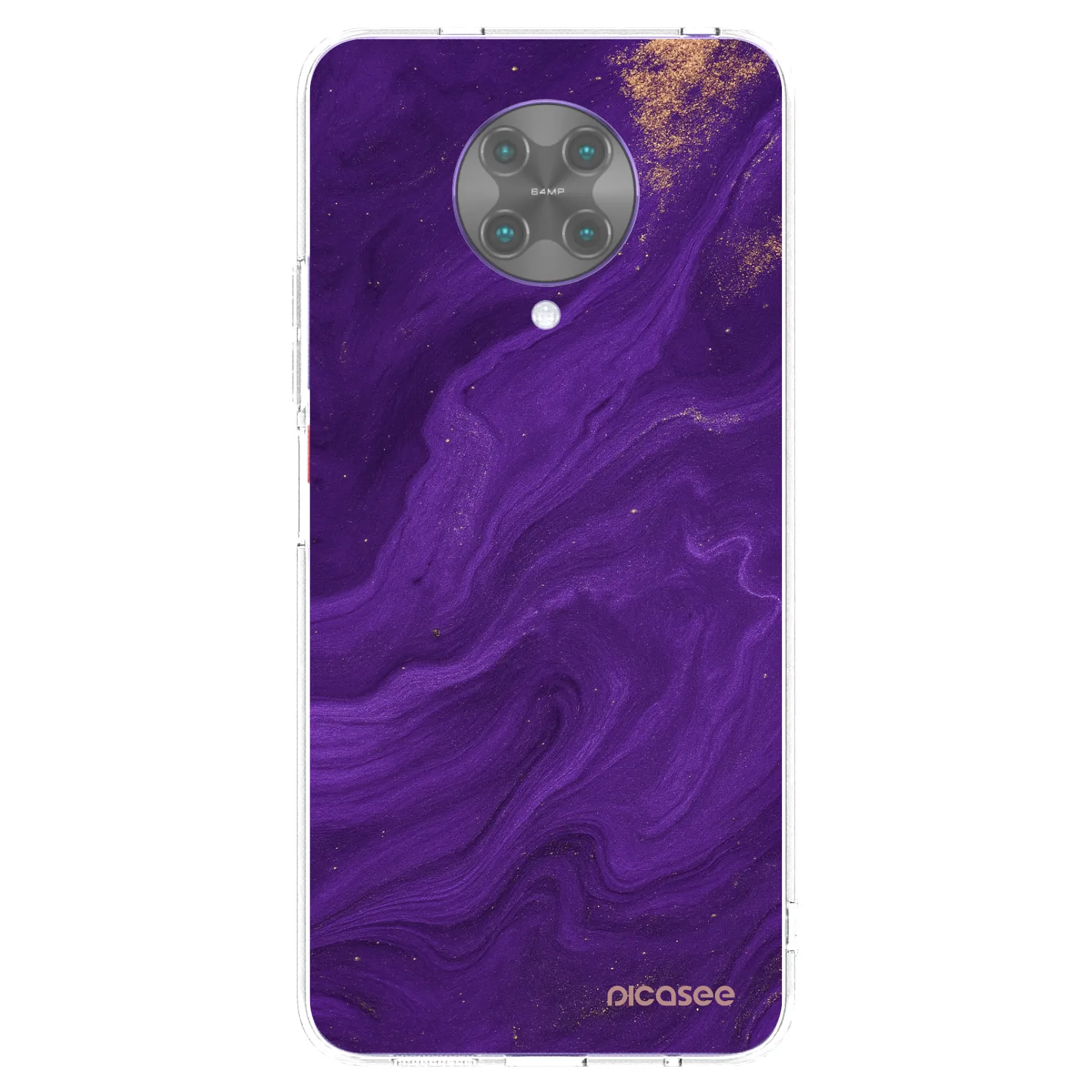 Picasee διαφανής θήκη σιλικόνης Xiaomi Poco F2 Pro - Purple