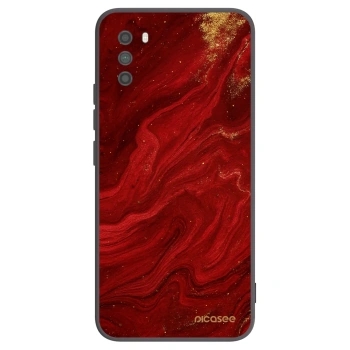 Picasee Μαύρη θήκη σιλικόνης για Xiaomi Poco M3 - Red