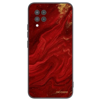 Picasee Μαύρη θήκη σιλικόνης για Samsung Galaxy A42 A426B - Red