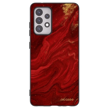 Picasee Μαύρη θήκη σιλικόνης για Samsung Galaxy A52s 5G A528B - Red