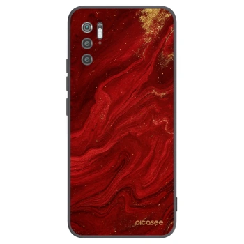 Picasee Μαύρη θήκη σιλικόνης για Xiaomi Poco M3 Pro 5G - Red