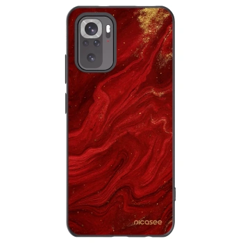 Picasee Μαύρη θήκη σιλικόνης για Xiaomi Redmi Note 11S 4G - Red