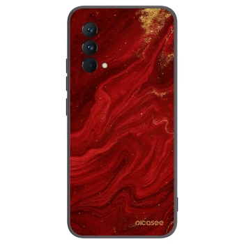 Picasee Μαύρη θήκη σιλικόνης για Realme GT Master Edition 5G - Red