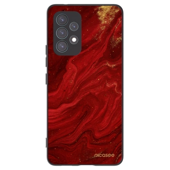 Picasee Μαύρη θήκη σιλικόνης για Samsung Galaxy A53 5G A536 - Red