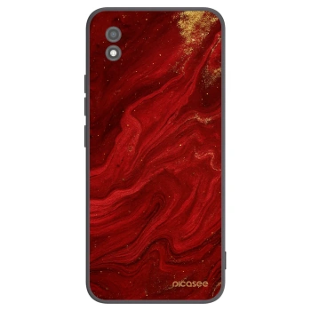 Picasee Μαύρη θήκη σιλικόνης για Realme C11 (2021) - Red