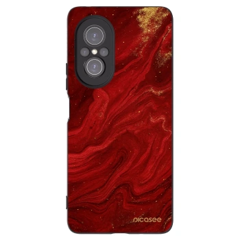 Picasee Μαύρη θήκη σιλικόνης για Huawei Nova 9 SE - Red