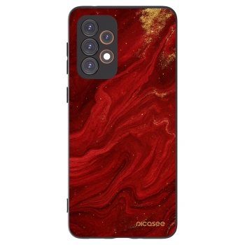 Picasee Μαύρη θήκη σιλικόνης για Samsung Galaxy A33 5G A336 - Red
