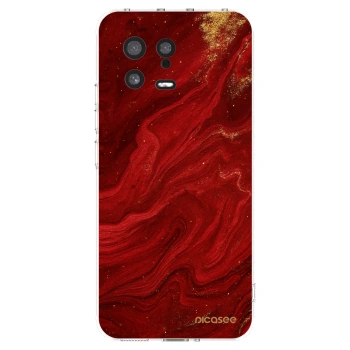 Picasee διαφανής θήκη σιλικόνης Xiaomi 13 - Red