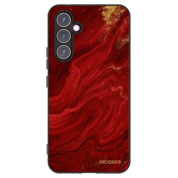Picasee Μαύρη θήκη σιλικόνης για Samsung Galaxy A54 5G A546B - Red