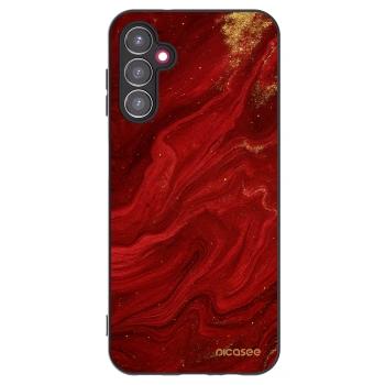 Picasee Μαύρη θήκη σιλικόνης για Samsung Galaxy A14 5G A146P - Red