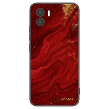 Picasee Μαύρη θήκη σιλικόνης για Xiaomi Redmi A2 - Red