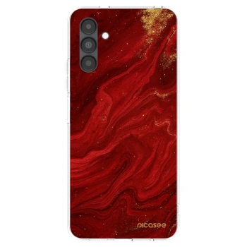 Picasee διαφανής θήκη σιλικόνης Samsung Galaxy A04s A047F - Red