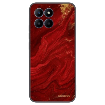 Picasee Μαύρη θήκη σιλικόνης για Honor 70 Lite - Red