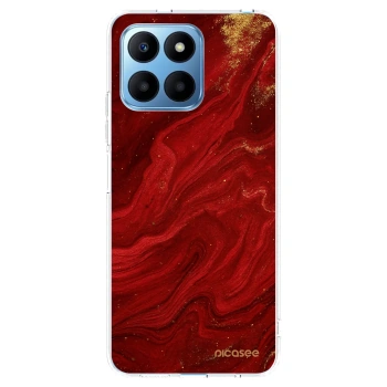 Picasee διαφανής θήκη σιλικόνης Honor 70 Lite - Red