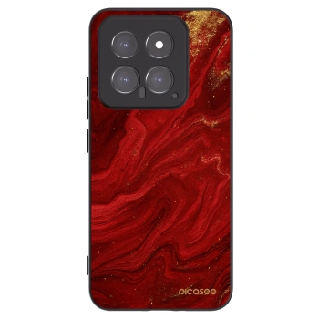 Picasee Μαύρη θήκη σιλικόνης για Xiaomi 14 - Red