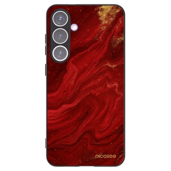 Picasee Μαύρη θήκη σιλικόνης για Samsung Galaxy S24+ S926B 5G - Red